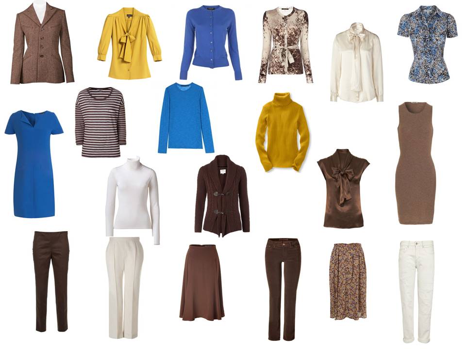 Wardrobe: brown, ivory and blue | The Vivienne Files