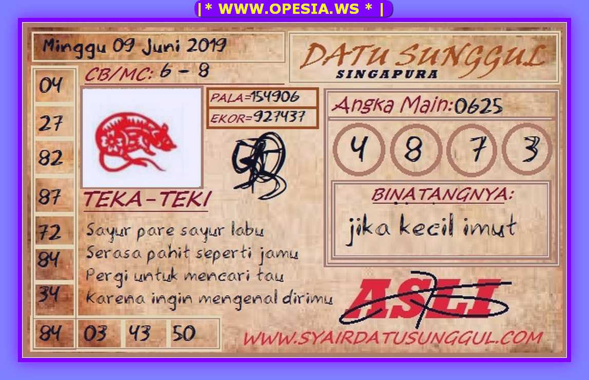 1 New Message Forum Syair Sgp Minggu 9 Juni 2019 Forum Syair Togel Hongkong Singapura Sydney