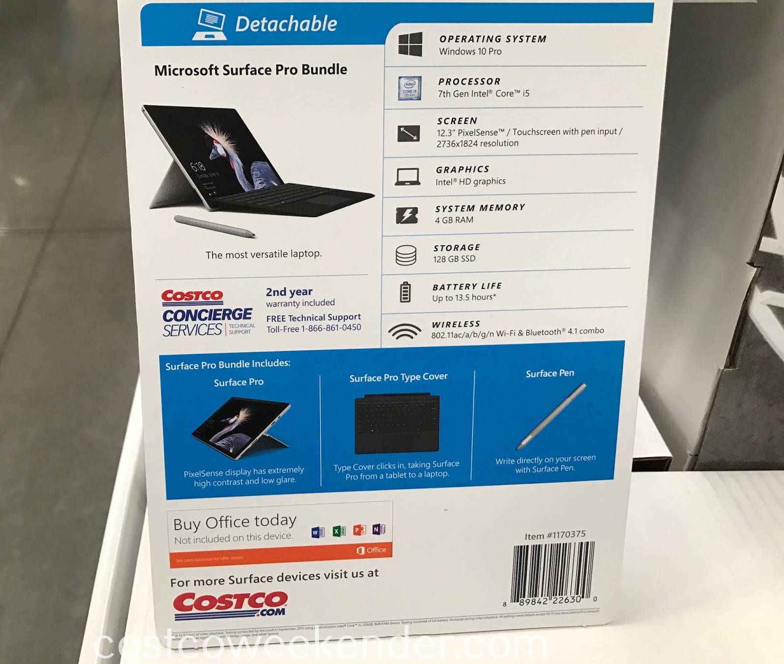 Microsoft Surface Pro Bundle Costco Weekender