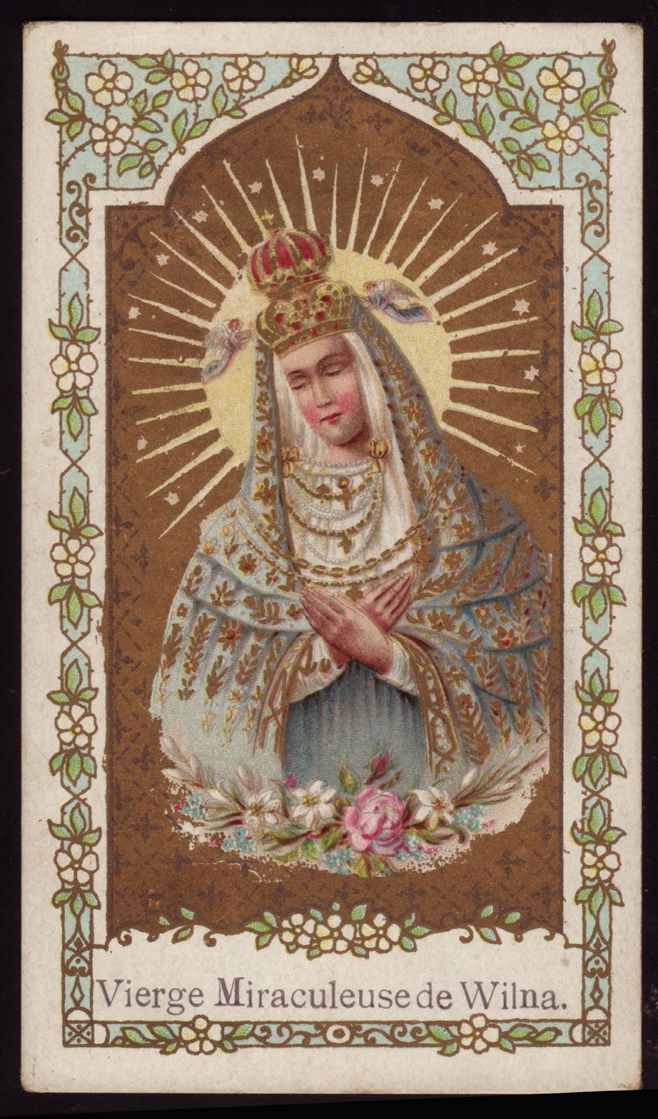 Holy Card Heaven Feast Of Our Lady Of Ostra Brama November 16