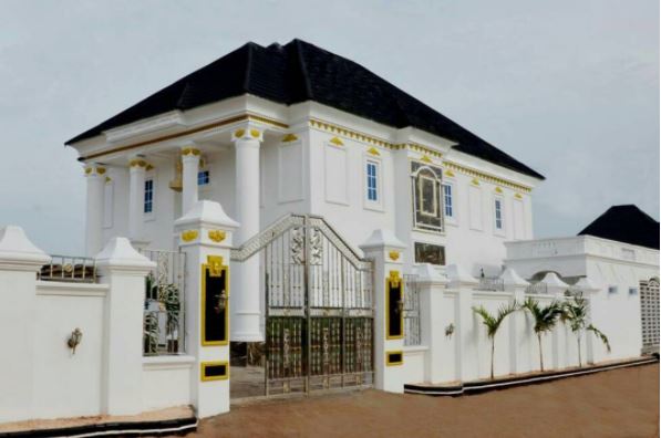 See Photos Of The Golden Mansion Comedian 'I Go Dye' Built For His Mother