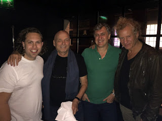 Left to right: Wayne Godfrey (producer), Martin Campbell (director), Stephen Leather (Author), David Marconi (screenwriter)