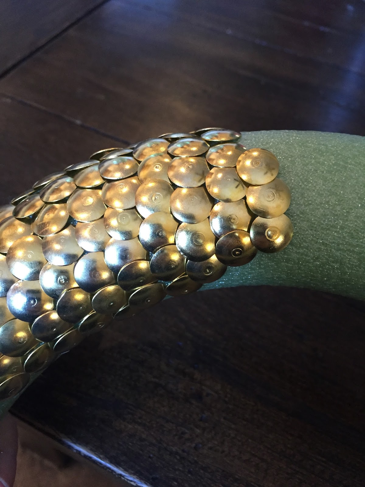 DIY Thumb Tack Wreath Karen Ehman