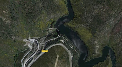 Barragem do Alto Ceira - google maps