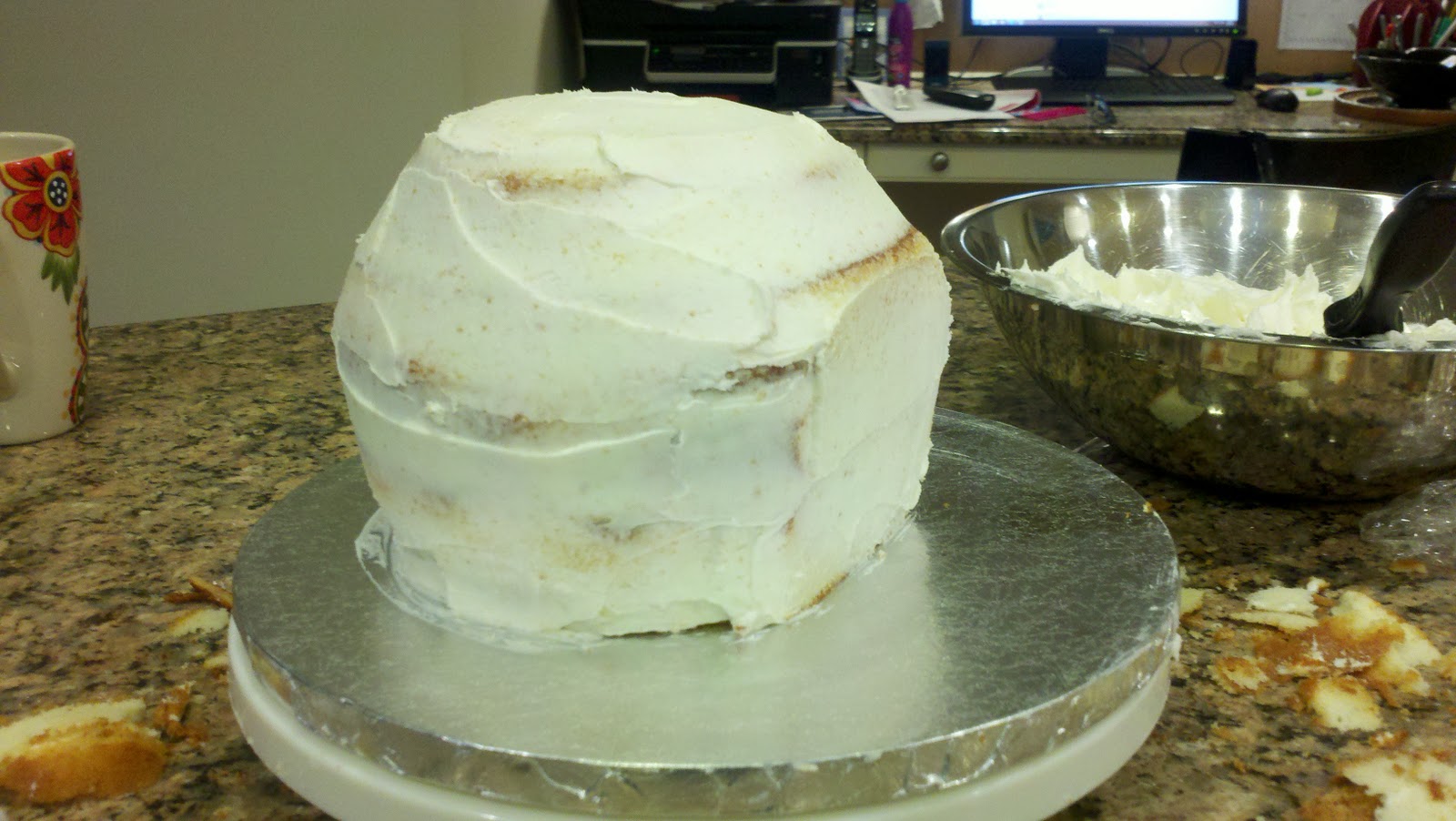 Deb's Custom Cakes Jets Football Helmet Cake