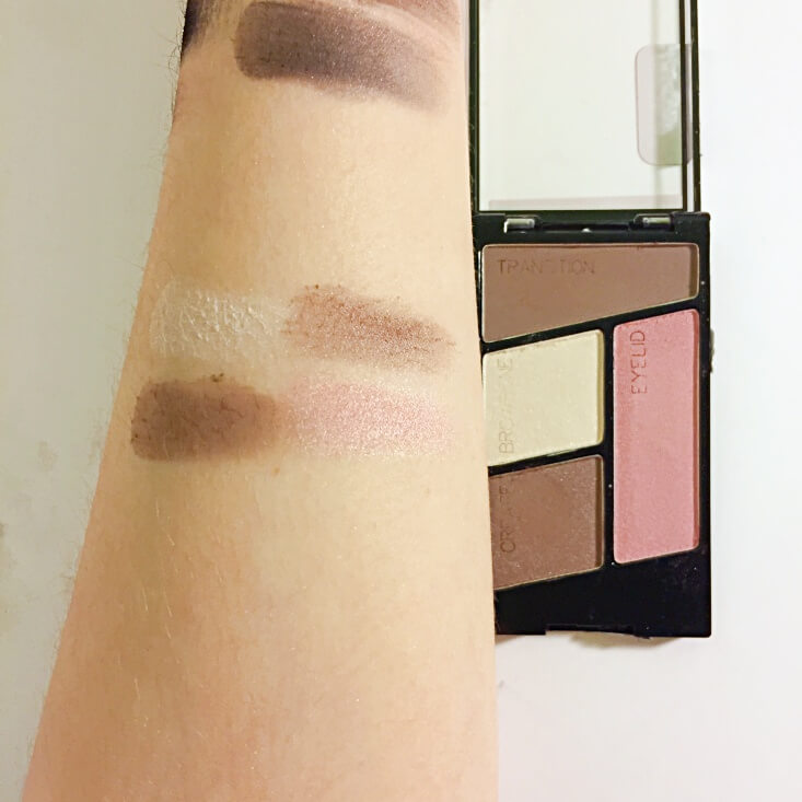wet n wild coloricon Eyeshadow Quad Sweet as Candy swatch wet n wild coloricon Eyeshadow Quad Sweet as Candy swatch