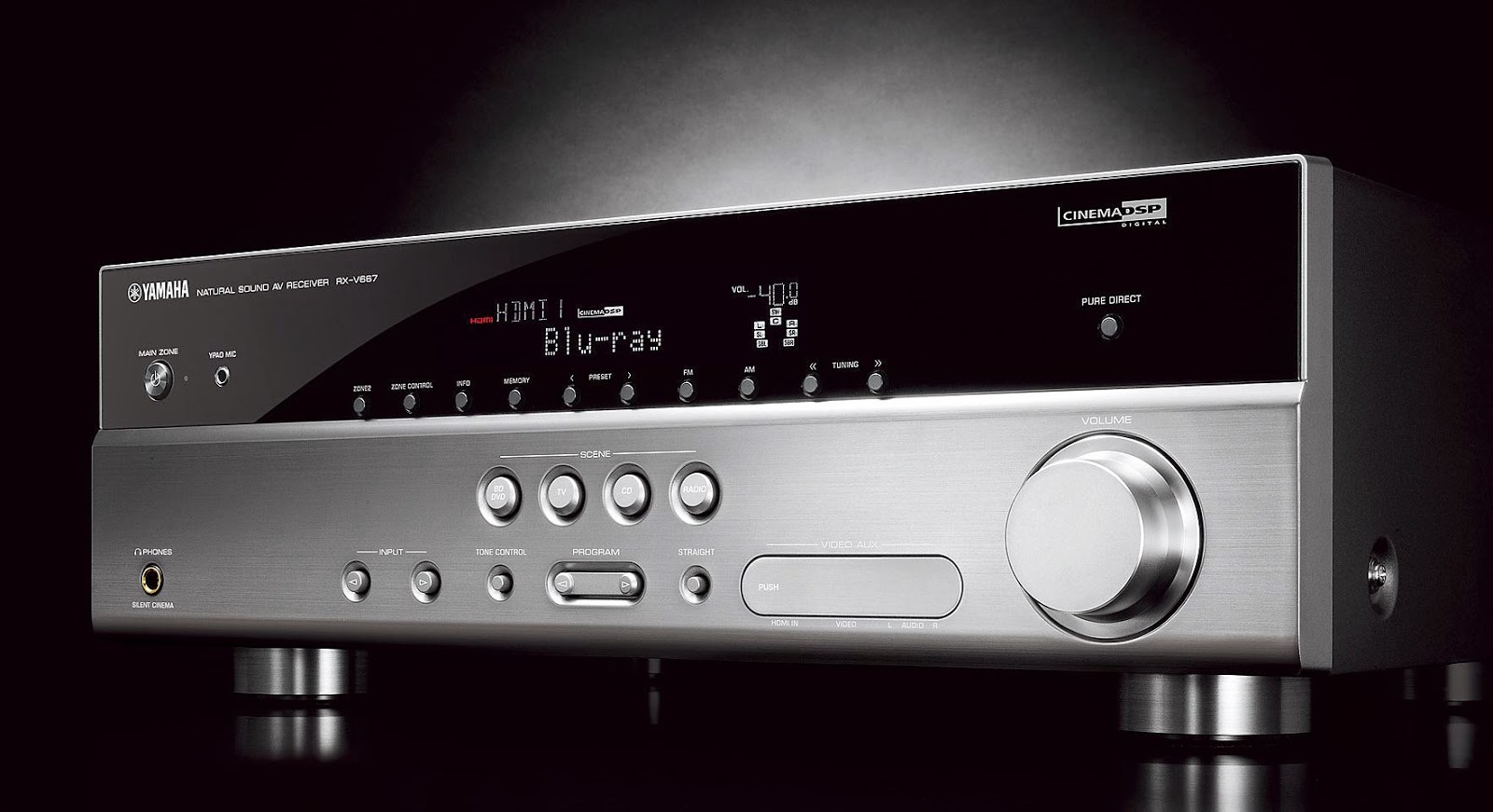 Yamaha RXV667 AV Receiver AudioBaza