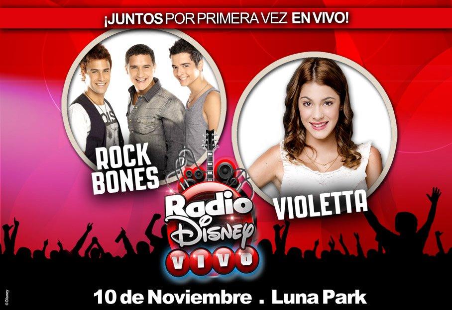 Violetta en Radio Disney Vivo en Luna Park