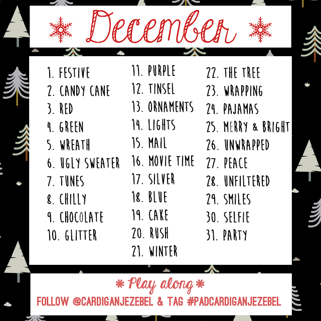 Photo Challenge || December 2016 - Cardigan Jezebel