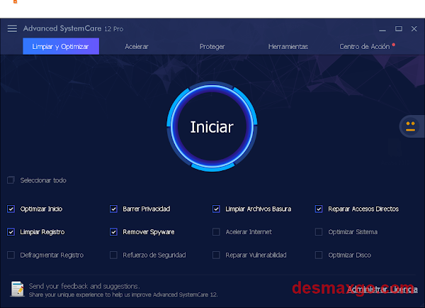 Descargar Advanced SystemCare 12 PRO Serial