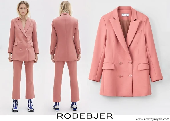 Crown Princess Victoria wore Rodebjer Nera Pink Blazer and Trousers