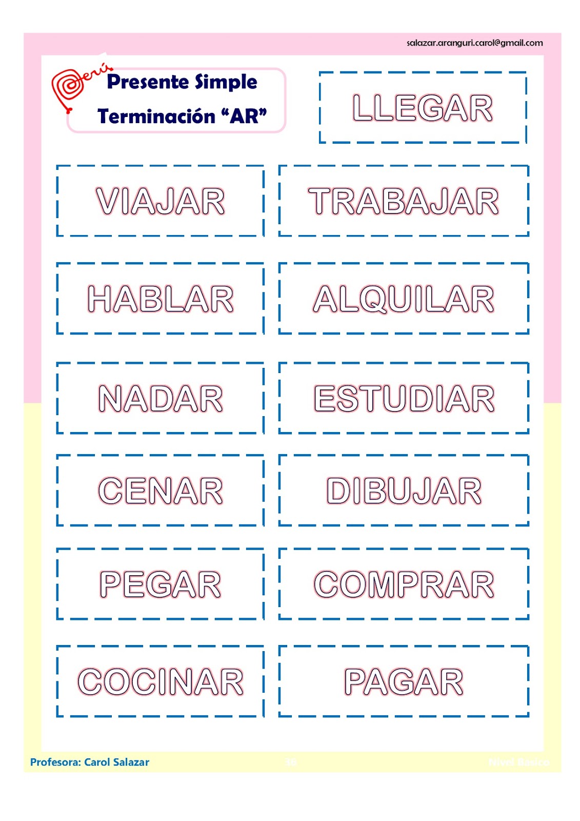 Curso Basico de Español Tiempo Presente,