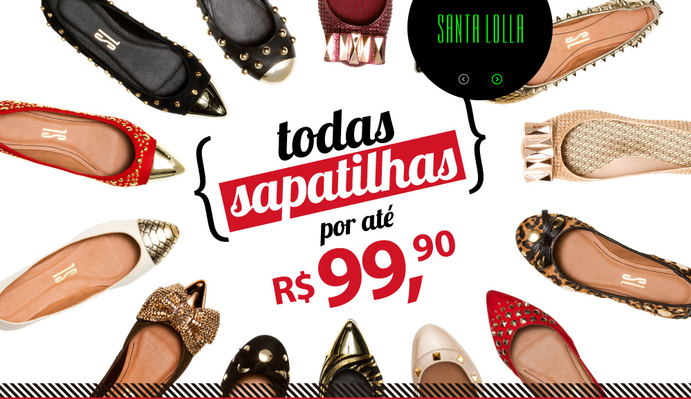 4 sapatilhas por 99