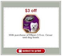 Frugal Mom and Wife: 15 Cesar Wet Foods for ONLY $6.90 at Target ...