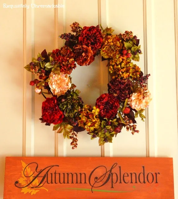 Fall Sign and Wreath