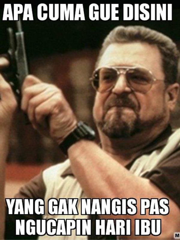 Gak nangis ngucapin hari ibu