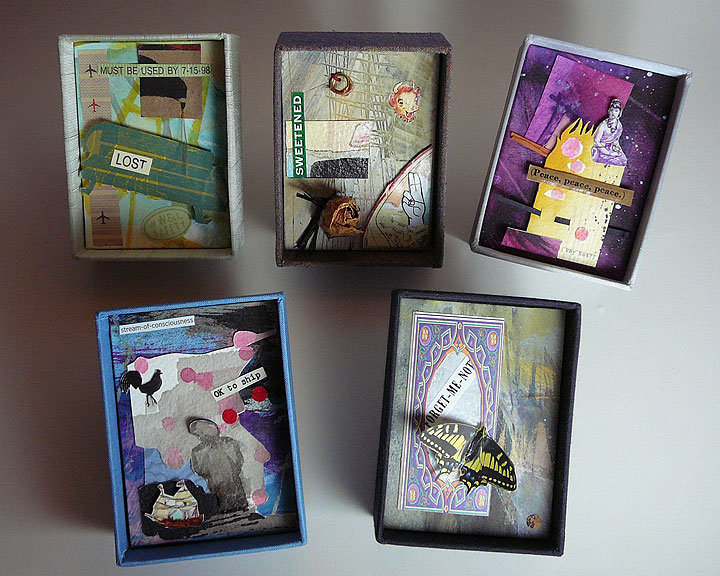 Collage Boxes Scraps of My Life