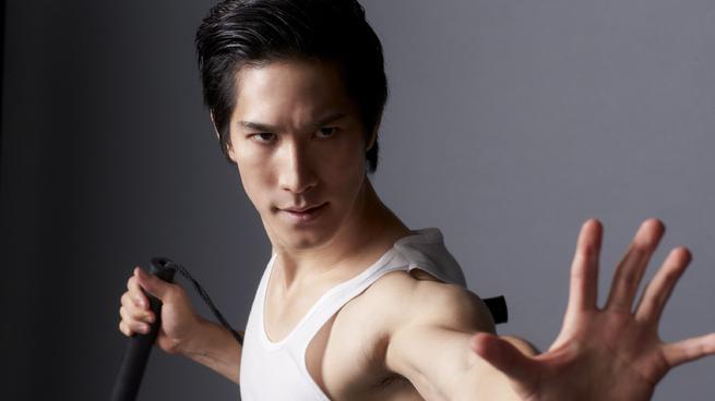 Cole Horibe as Bruce Lee in off-Broadway dance theater Kung Fu 