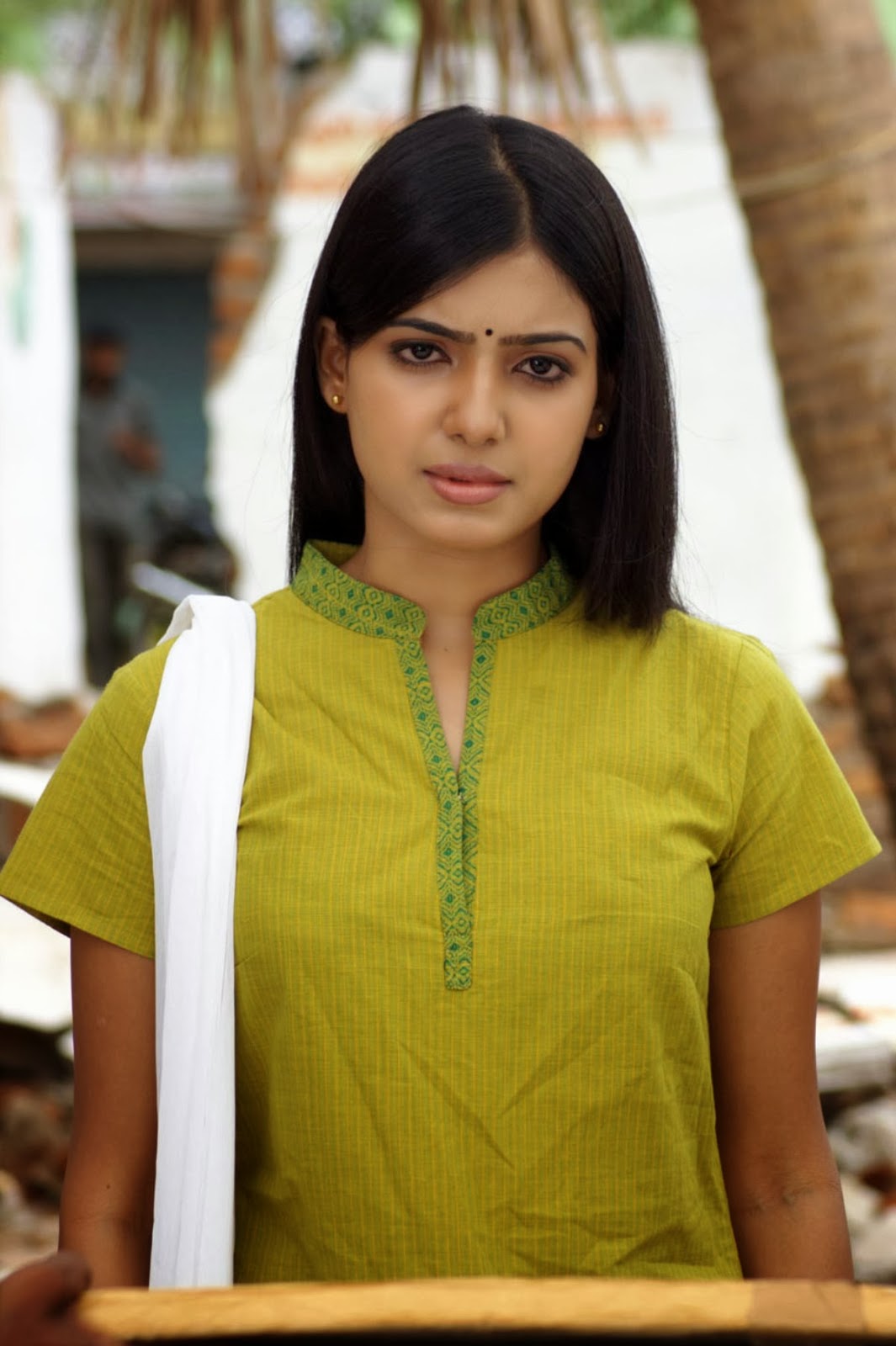 Telugu Movie Actress Samantha Cute Churidar Photos Hot