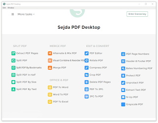أداة Sejda لدمج وتقسيم وتحرير وتحويل PDF بأحدث إصدار برنامج, قوى, لادارة, وتعديل, ملفات,PDF