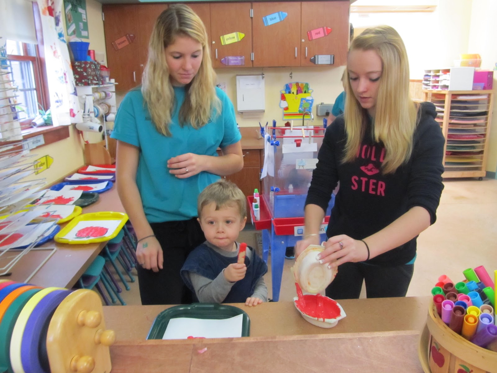 Little Bloomers Preschool First Day of Little Bloomers Preschool 2012