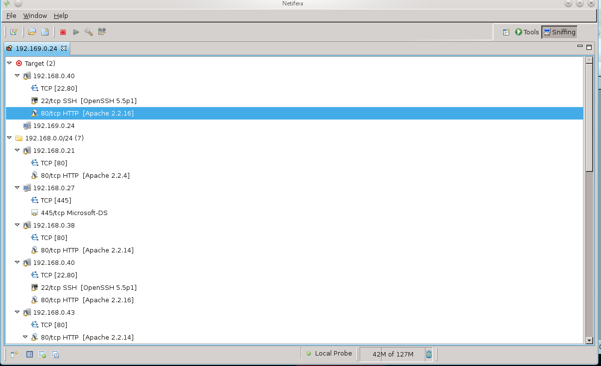 IS2C: Local Network Scanning
