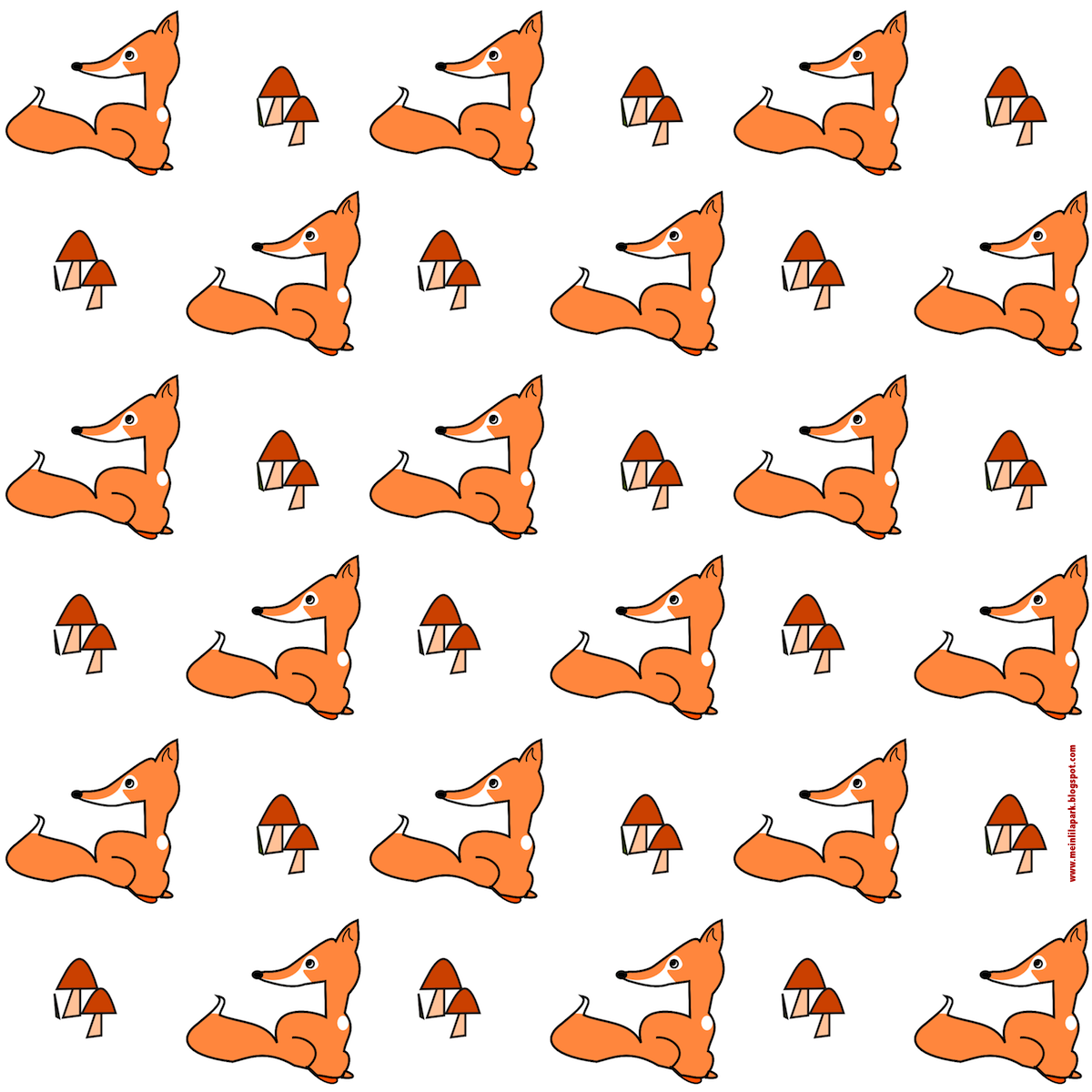 Fox animal sentence image