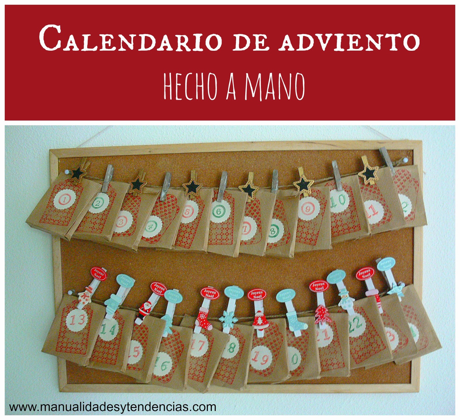 Crea Tu Propio Calendario De Adviento Manualidades crea-tu-propio-calendario-de-adviento-manualidades