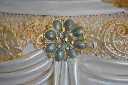 cake royal zone lace jewelry gold fondant hand broach edible painted golden trend thecakezone