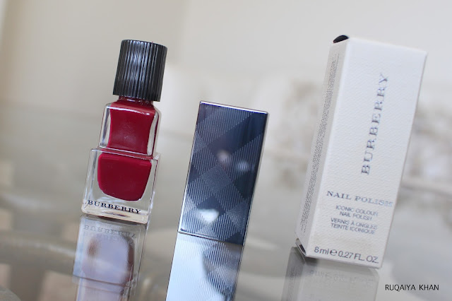 BURBERRY Nail Polish in Oxblood No. 303 Review and Swatch