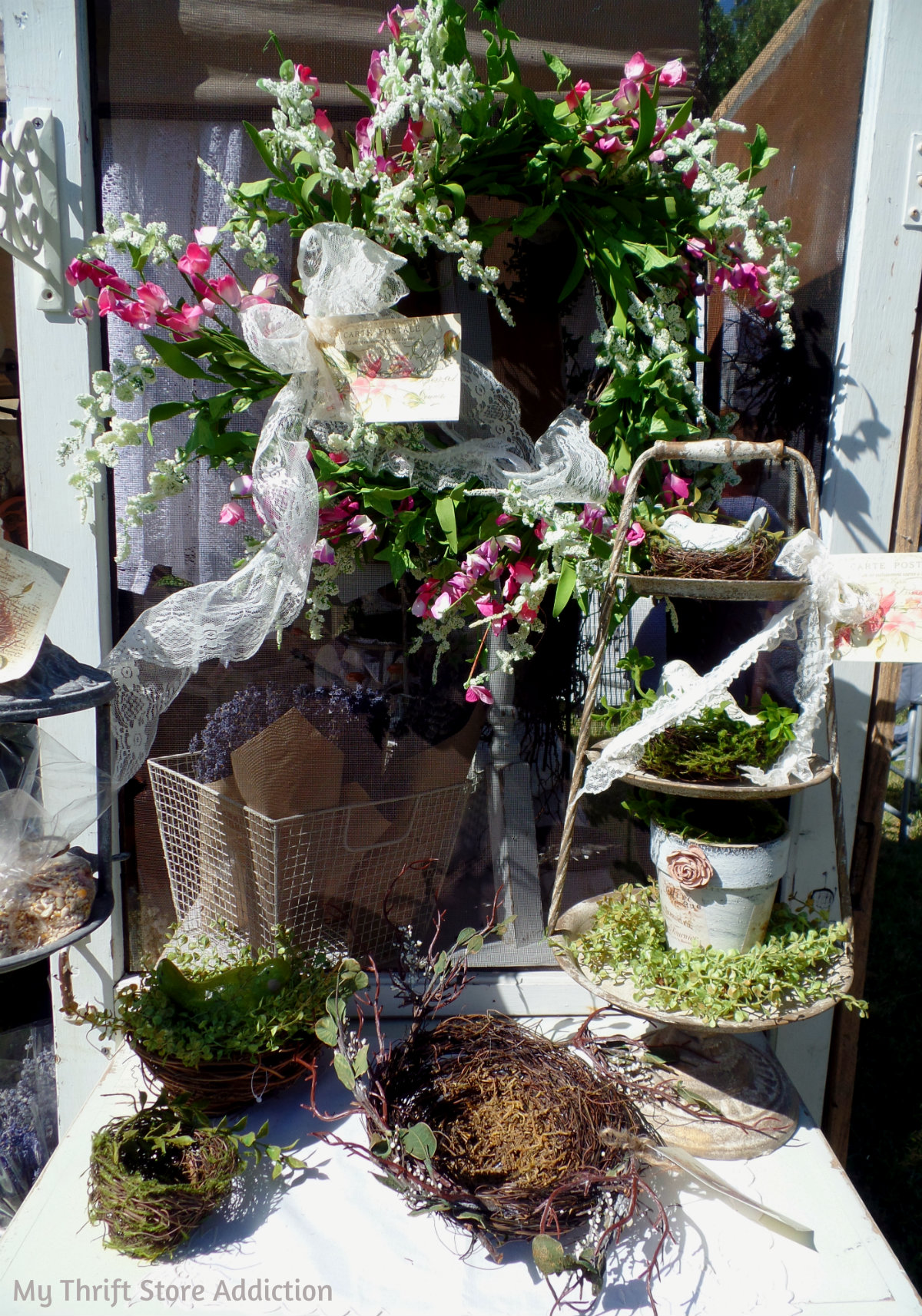 Beautiful floral design by The Garden Shed featured at the Lavender Festival at Becker Vineyards! lavender festival