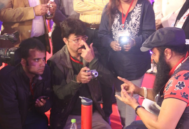 Film Critic Murtaza Ali Khan Interviewing Saint Gurmeet Rahim Singh Ji Insaan at Sirsa Interviewing Saint Gurmeet Rahim Singh Ji Insaan at Sirsa
