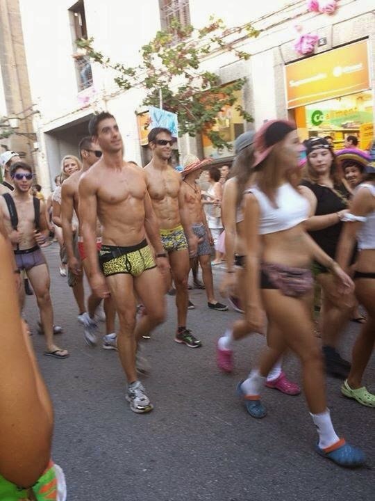 GAY MALLORCA: Carrera en Calzonzillos Bunyola 2014 y Vermar Binissalem