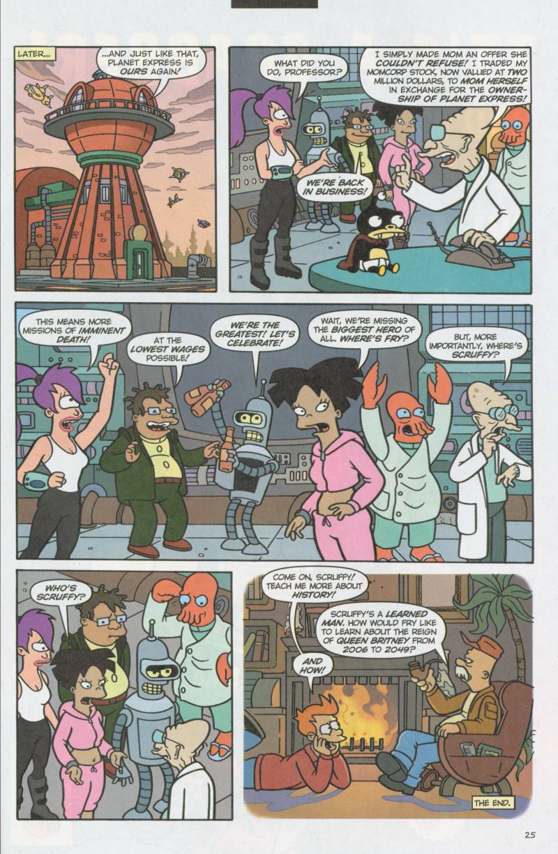 Futurama Comics 005 Whos Dying To Be A Gazillionaire | Read Futurama Comics  005 Whos Dying To Be A Gazillionaire comic online in high quality. Read  Full Comic online for free -