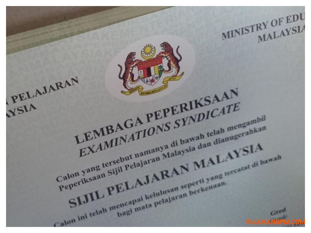 Tarikh Rasmi Keputusan SPM 2017 Diumumkan RUJUKAN SPM