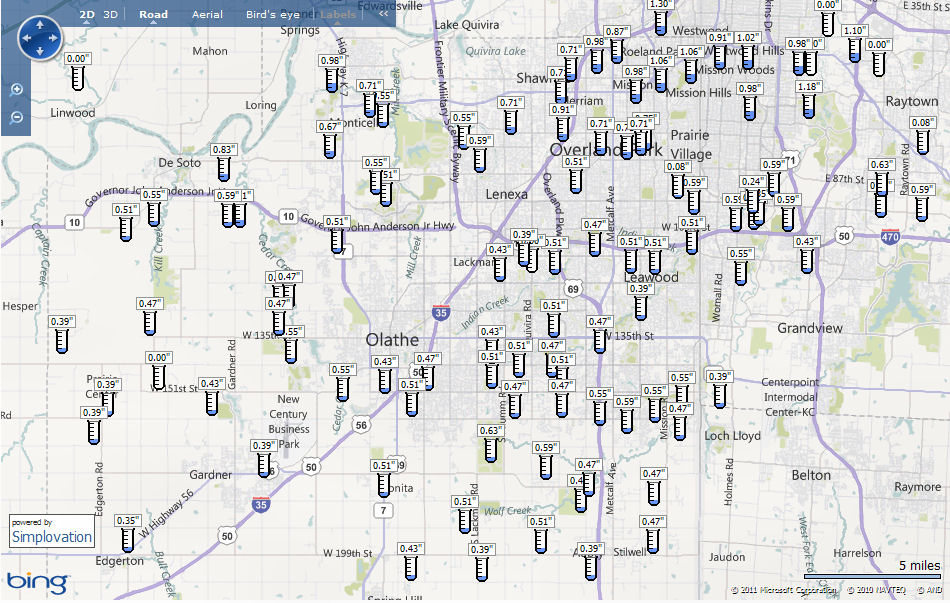Capt. Spaulding's World CSW Weather Metro Kansas City Rainfall Maps