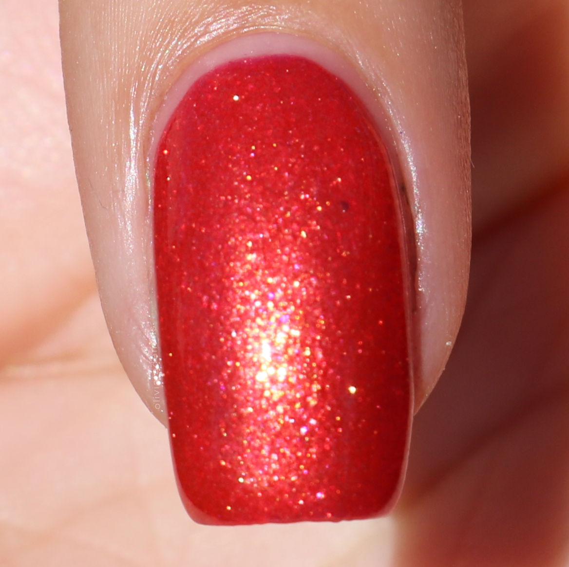 Grace-full Nail Polish Scorcher swatched by Olivia Jade Nails