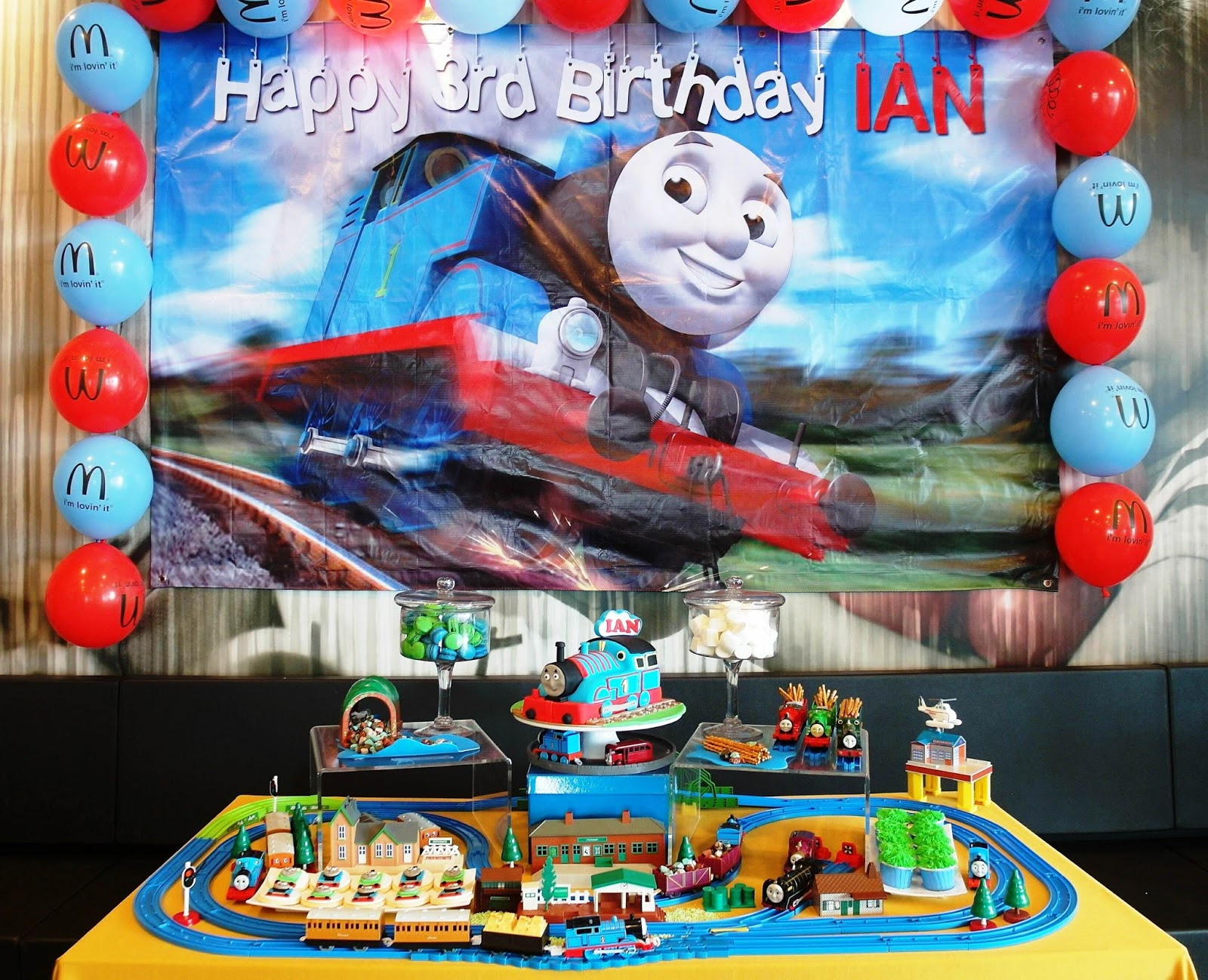 Ian's 3rd Thomas Birthday