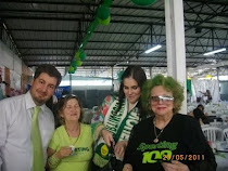 O momento... Bruno De Carvalho, Eu, esposa e Zé Valério