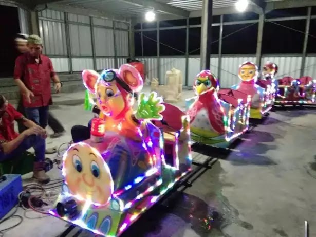 Jual Wahana Mainan Anak Murah, Kereta Mini Rel Bawah 085785644770