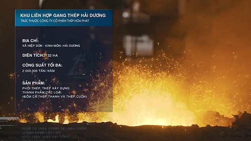 Khu liên hợp gang thép Nhà máy thép Hòa Phát
