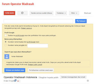 Peran Operator Madrasah dalam dunia pendidikan saat ini sangat penting sekali Forum Diskusi Operator Madrasah Online