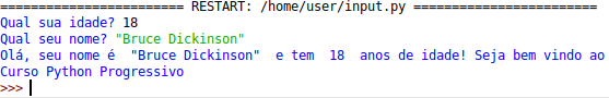 The Python input() function - Reading Keyboard data - Progressive Python