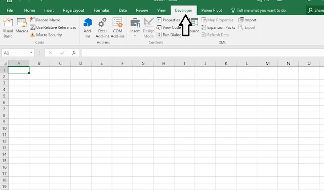 Finally Show Developer Tab in Excel 2016