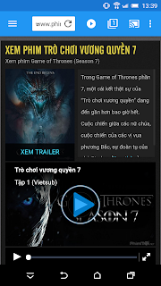 Web Video Caster, phimmoi.net