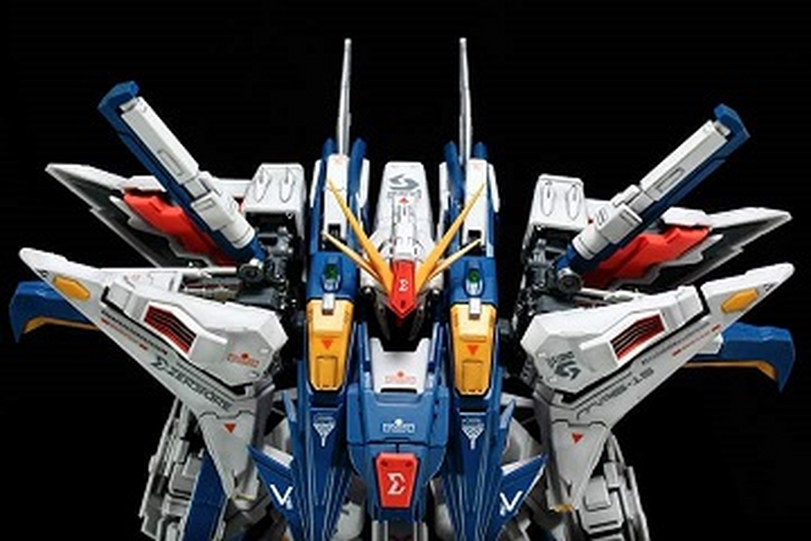 Painted Build: 1/100 RX-105 Ξ