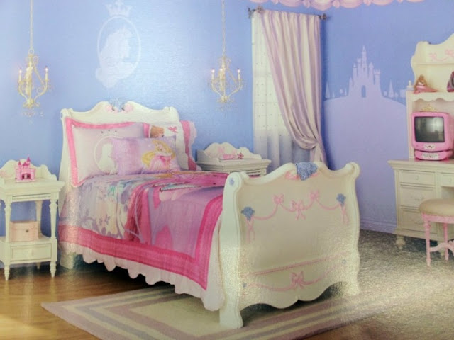 Contoh desain kamar tidur anak perempuan sederhana Contoh desain kamar tidur anak perempuan sederhana