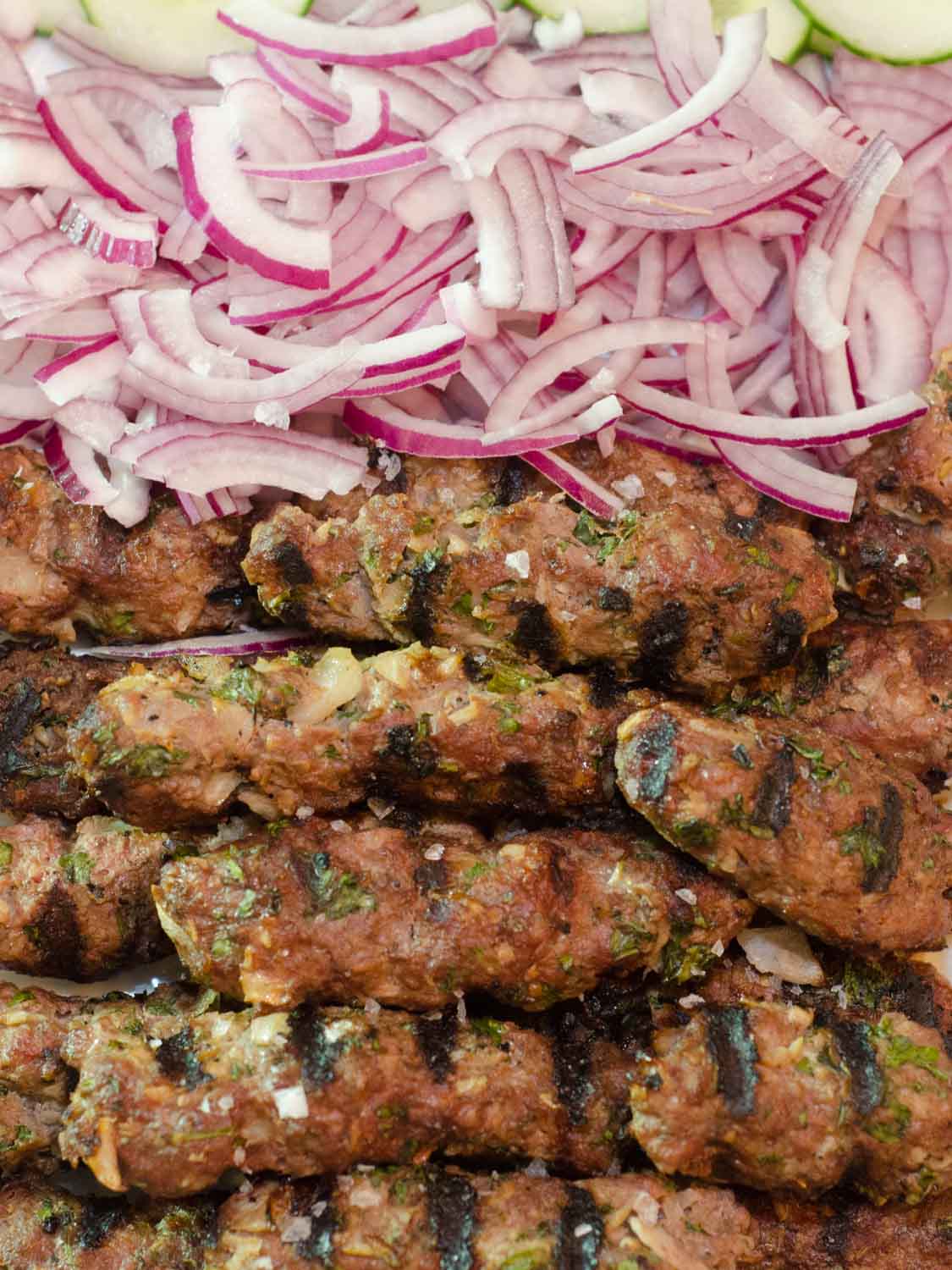 Beef Kofta Kebabs with GarlicTahini Sauce Simple Awesome Cooking