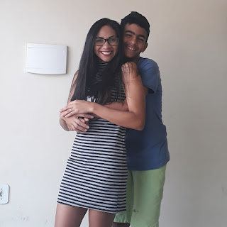 Rejane Santos e sobrinho Rejane Santos e sobrinho