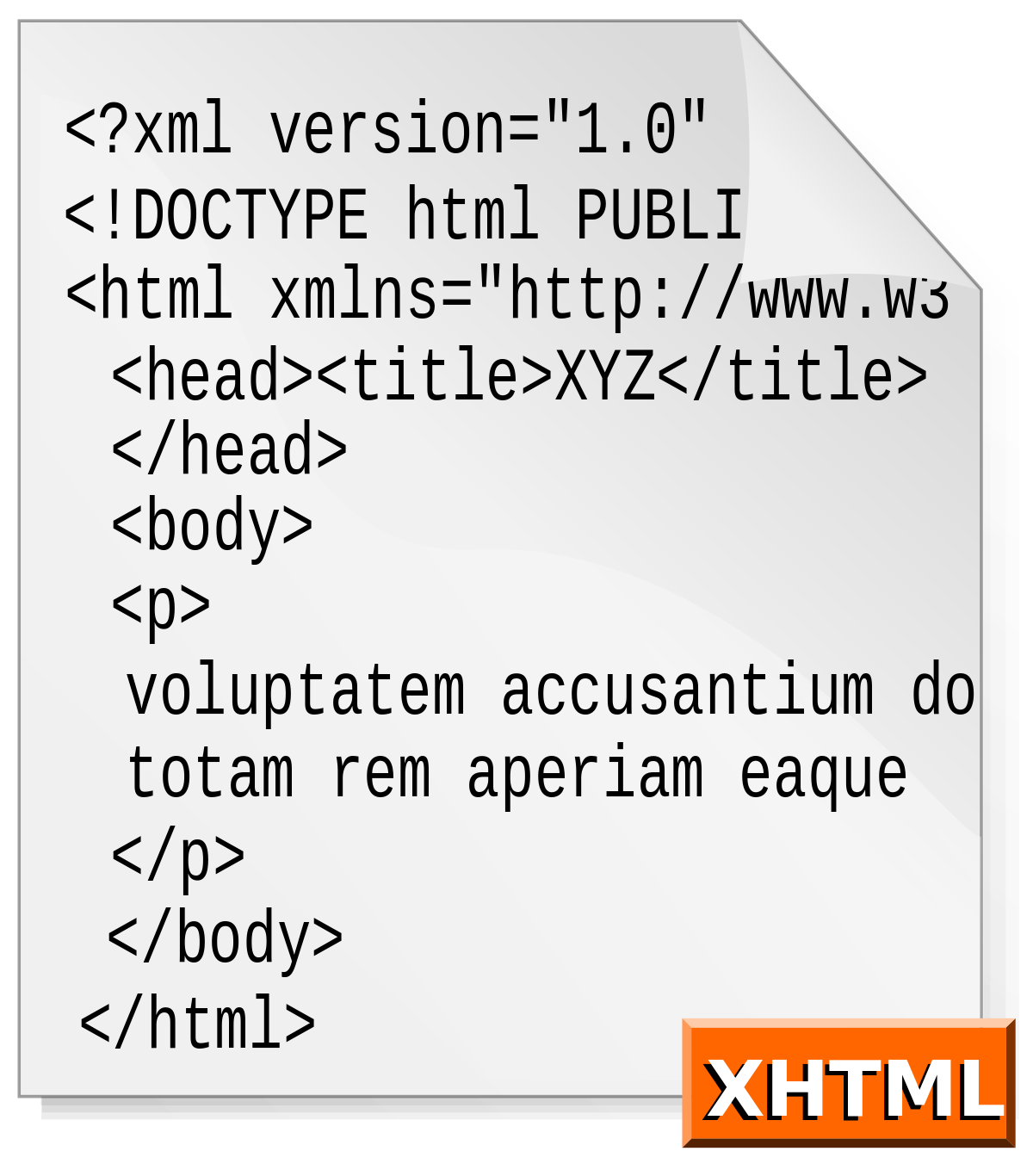 Xhtml